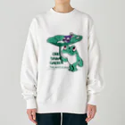 イラスト MONYAAT のオレサマガエル Heavyweight Crew Neck Sweatshirt