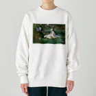 HermannStrasseのモネとグリーンイグアナ Heavyweight Crew Neck Sweatshirt