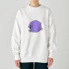 Misato Ugai illustration shopのInuuu - fluffy dog Heavyweight Crew Neck Sweatshirt