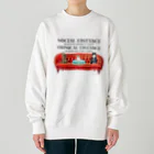 SANKAKU DESIGN STOREのコロナが終わっても近寄らないで欲しい猫ちゃん。 オタク向け Heavyweight Crew Neck Sweatshirt