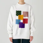 フォーヴァの和柄パッチワーク風 Heavyweight Crew Neck Sweatshirt