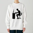 учк¡✼*のSYACHIKU(社畜) Heavyweight Crew Neck Sweatshirt