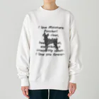 onehappinessのミニチュアピンシャー Heavyweight Crew Neck Sweatshirt