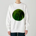 ヨープキャンが気になったのすいか -watermelon- 丸 Heavyweight Crew Neck Sweatshirt