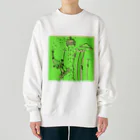 mnkbyshのドローイング0002 カラー01 Heavyweight Crew Neck Sweatshirt