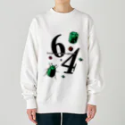 Alba spinaの黄金虫 鉱物 Heavyweight Crew Neck Sweatshirt