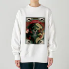 Aya@爬虫類グッズの奇々怪々、豹紋蜥蜴擬！ Heavyweight Crew Neck Sweatshirt