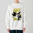 LONESOME TYPE ススの猫が世界を支配する（黄） Heavyweight Crew Neck Sweatshirt