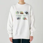 ちゅんTのガラパゴス諸島の仲間たち Heavyweight Crew Neck Sweatshirt