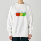 ハナのお店のりんご三兄弟 Heavyweight Crew Neck Sweatshirt