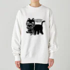 イラスト MONYAAT のやみねこ、ろっぽ Heavyweight Crew Neck Sweatshirt