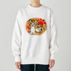 nya-mew（ニャーミュー）のとらニャーちゃん Heavyweight Crew Neck Sweatshirt