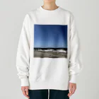 我欲無欲のビーチクリーンしてる海岸 Heavyweight Crew Neck Sweatshirt