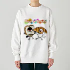 Lily bird（リリーバード）のパンの着ぐるみ文鳥ず Heavyweight Crew Neck Sweatshirt