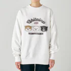 茉莉香｜Marikaの秋田犬ブラザーズ Heavyweight Crew Neck Sweatshirt