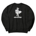 SHOPユリココズのブラックウォンバッドのボスが好きなんだろう（英語の濃色） Heavyweight Crew Neck Sweatshirt