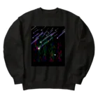 Drecome_Designの星降る森(紫) Heavyweight Crew Neck Sweatshirt