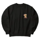 トイプードルのお爺さんのトイプードルのお爺さん Heavyweight Crew Neck Sweatshirt