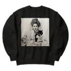 kameriyaのコレクション「猫と共に流れる時」 Heavyweight Crew Neck Sweatshirt