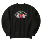 Illustrator Moca&Ram shopのいちごのお姫さまStrawberry BeBe🍓ストロベリーべべ Heavyweight Crew Neck Sweatshirt