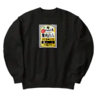 みにゃ次郎のお腹の贅肉をハムに！ Heavyweight Crew Neck Sweatshirt