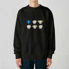 ue☆(ウイ）のひつじさん Heavyweight Crew Neck Sweatshirt