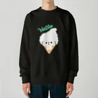 chiiis-chiiisのビションフリーゼ　フワモコちゃん　 Heavyweight Crew Neck Sweatshirt