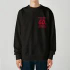 キッズモード某のROUND60 / 還暦＆アラ還を軽やかにすごすロゴ Heavyweight Crew Neck Sweatshirt