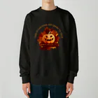Yaya-rrのハロウィンのかぼちゃ「ジャック・オー・ランタン」 Heavyweight Crew Neck Sweatshirt
