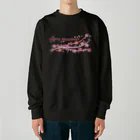 sari'sのcherry blossoms Heavyweight Crew Neck Sweatshirt