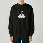 cosmicatiromのUFO 白 Heavyweight Crew Neck Sweatshirt