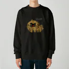 CHOSANAの笑うペキニーズ(茶) Heavyweight Crew Neck Sweatshirt