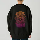 Y's Ink Works Official Shop at suzuriのY'sロゴ Skull  (Color Print) Heavyweight Crew Neck Sweatshirt