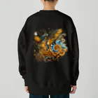 Connect Happiness DesignのGolden  Leaves Heavyweight Crew Neck Sweatshirt