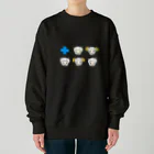 ue☆(ウイ）のひつじさん Heavyweight Crew Neck Sweatshirt