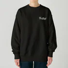 トト / TraBest - コスパの良い旅Vlogの全3色 白ロゴ 白字バックプリント ヘビーウェイトスウェット Heavyweight Crew Neck Sweatshirt