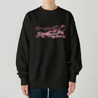 sari'sのcherry blossoms Heavyweight Crew Neck Sweatshirt