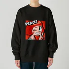 おおつきあやのPEACE! Heavyweight Crew Neck Sweatshirt