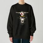 a-bow's workshop(あーぼぅズ ワークショップ)の山羊の郵便屋さん Heavyweight Crew Neck Sweatshirt