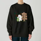 Nomi(shop-I＊iro-)の不思議生物クルビーとLife with Green【カラー】 Heavyweight Crew Neck Sweatshirt