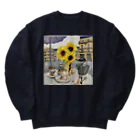 crayonerdのパリひまわりちゃん Heavyweight Crew Neck Sweatshirt