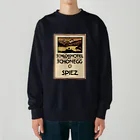 YS VINTAGE WORKSのスイス・ベルン州シュピーツのシャトーホテルの古い広告 Heavyweight Crew Neck Sweatshirt