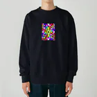 みにゃ次郎のステンドグラス Heavyweight Crew Neck Sweatshirt