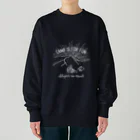 Too fool campers Shop!のSHIZENnoMORI01(白文字) Heavyweight Crew Neck Sweatshirt