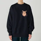 AtelierPlayroomのお祈りうさぎ（デザイン小さめ） Heavyweight Crew Neck Sweatshirt