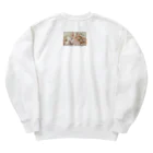 みるまるのみるまるロゴ Heavyweight Crew Neck Sweatshirt