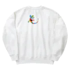 cuuyabowのカラフルヤモリ Heavyweight Crew Neck Sweatshirt