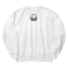 kazeou（風王）の青海波と富士と千鳥(オフブラック) Heavyweight Crew Neck Sweatshirt