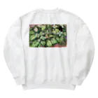 じこまんぞくのいちごたべたすぎうさぎ Heavyweight Crew Neck Sweatshirt