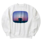 Teal Blue CoffeeのTeal Blue Hour Heavyweight Crew Neck Sweatshirt